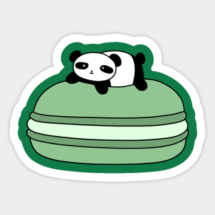 Panda and Giant Macaroon Sticker